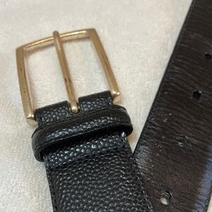 Allen Edmonds Classic Black Leather Belt